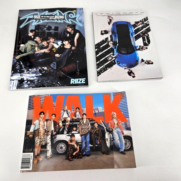 K Pop Riize Riizing NCT 127 Walk 4th Album Book CD Lot 3 Korean Music Photos - Picture 1 of 14